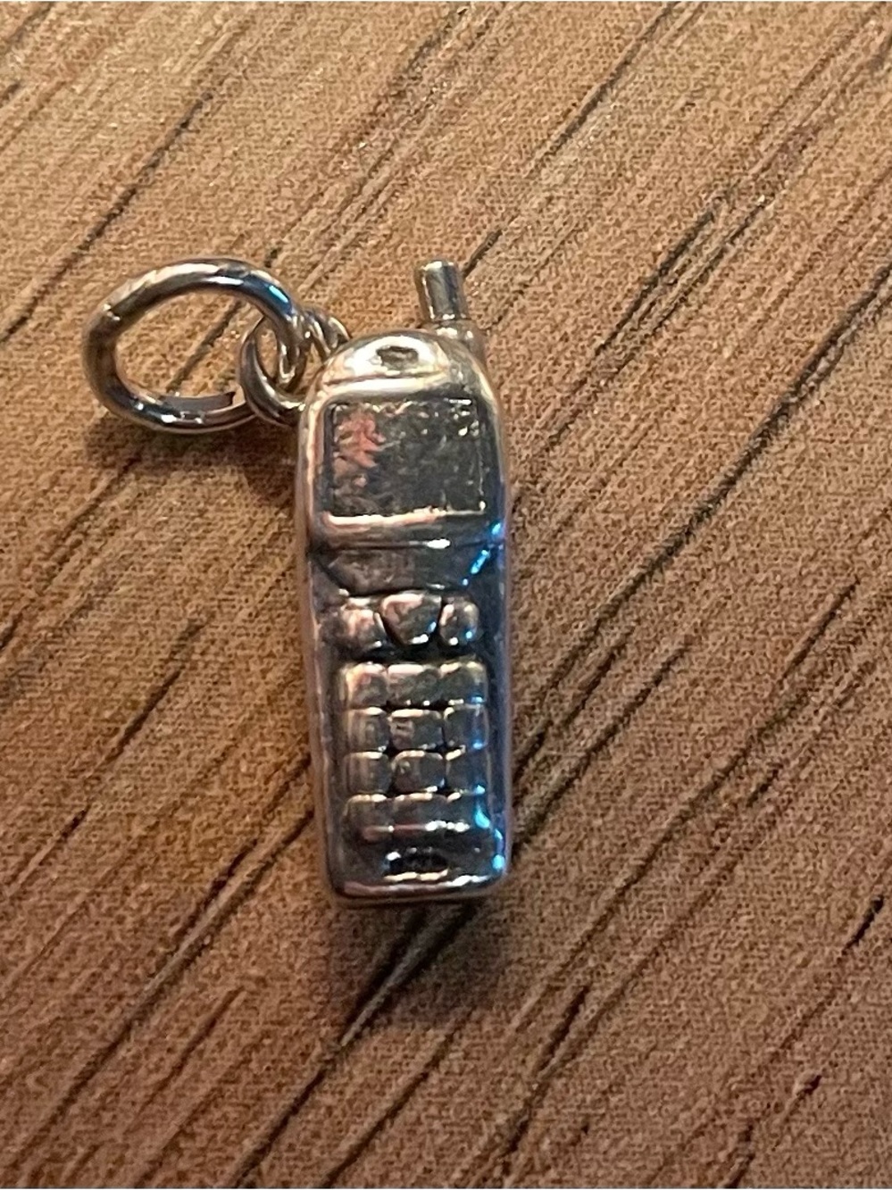 James Avery Silver Cell Phone Charm Pendant